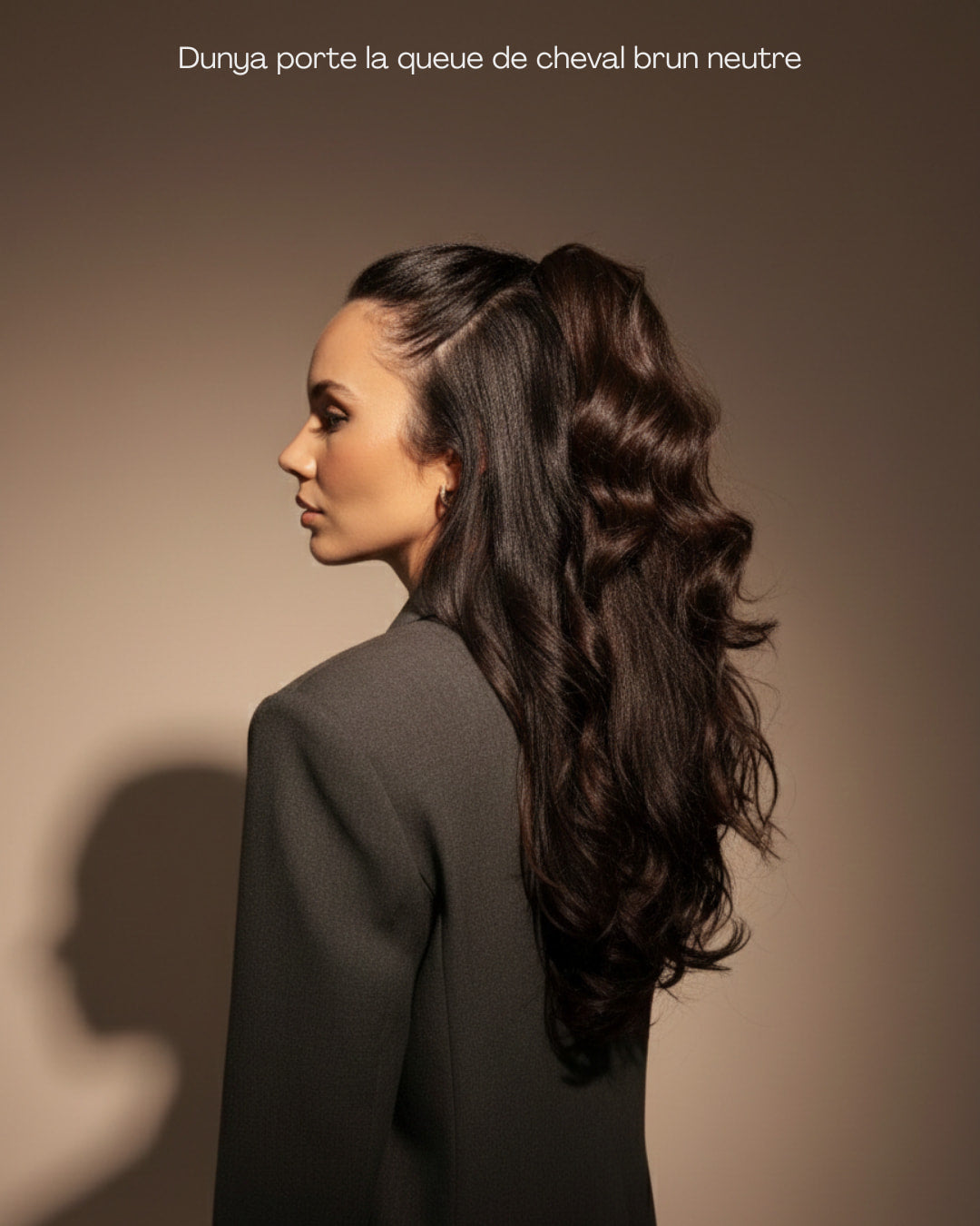 Queue de cheval sur pince - Ondulé Naturel