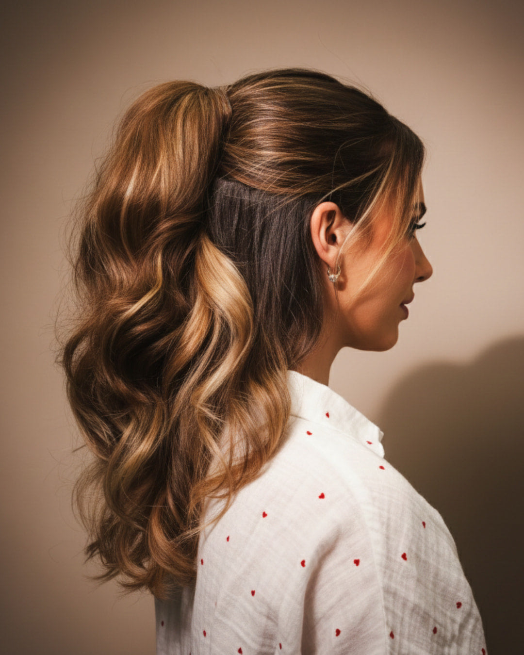 Queue de cheval sur pince - Ondulé Naturel