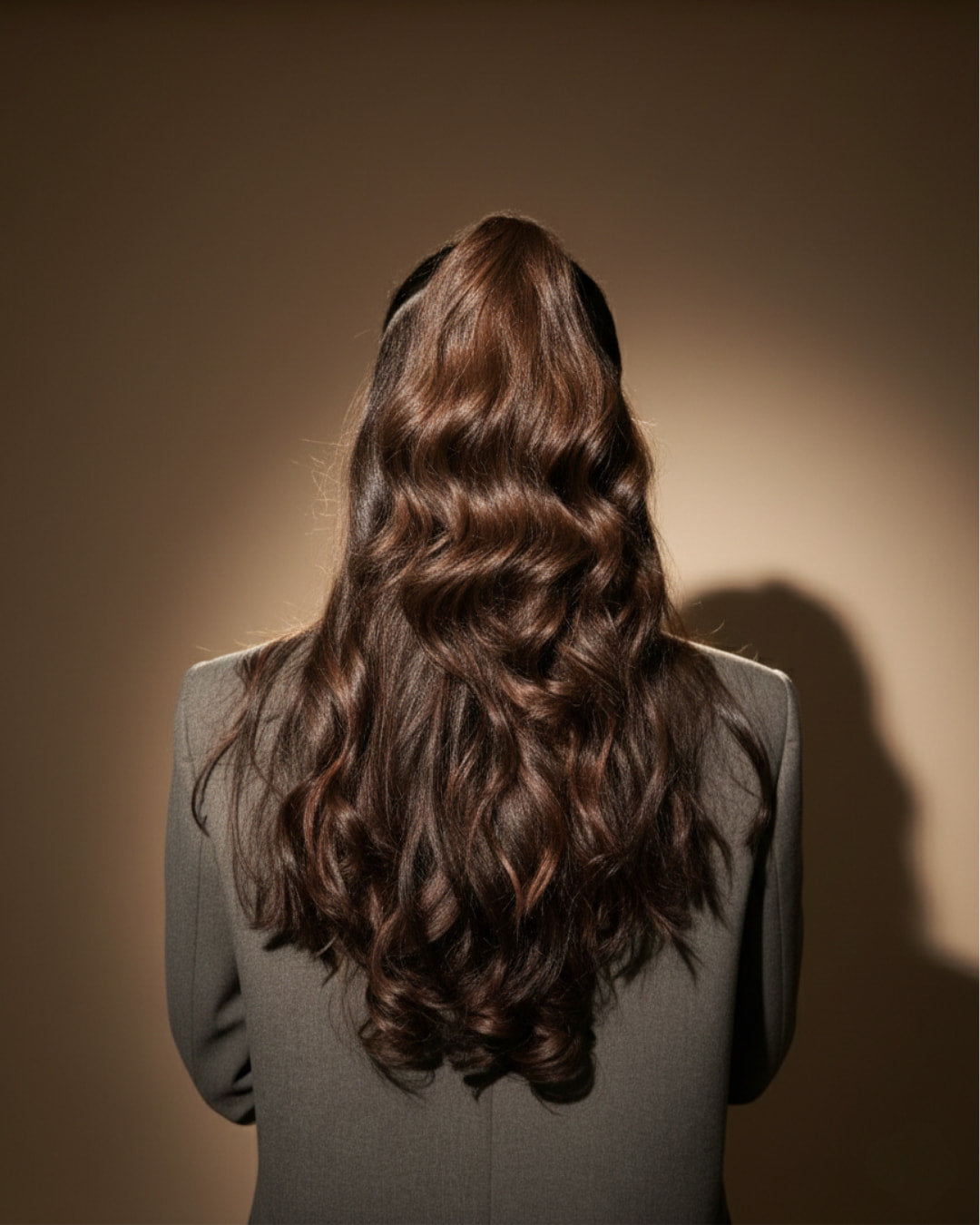 Queue de cheval sur pince - Ondulé Naturel