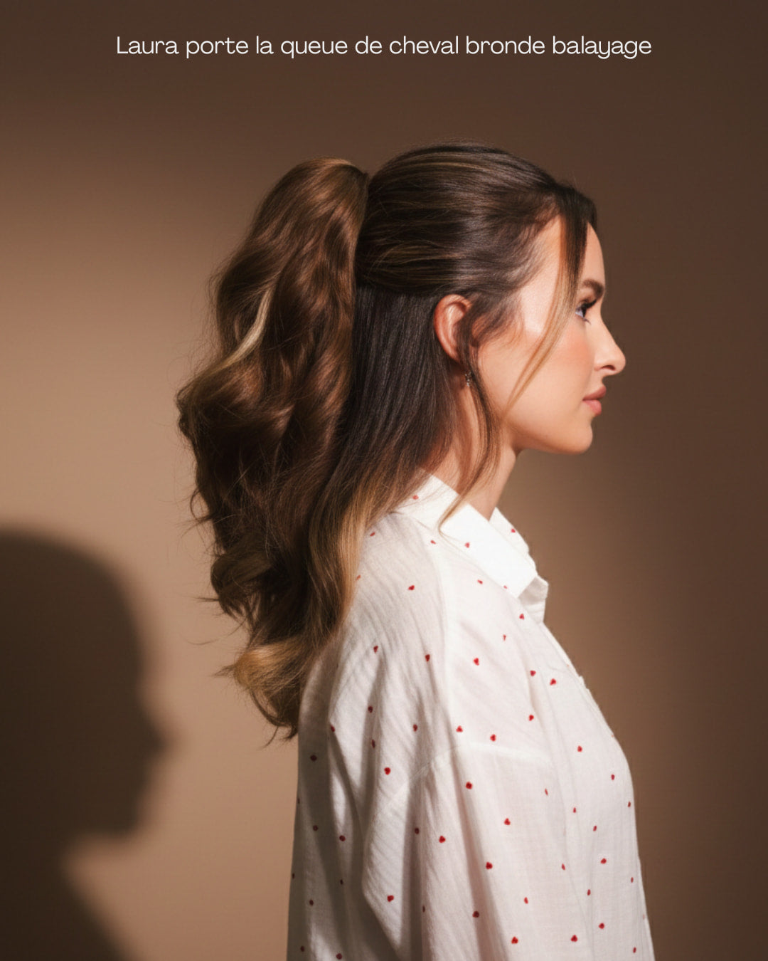 Queue de cheval sur pince - Ondulé Naturel